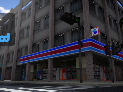 Tw Street Parking 01 3D 모델