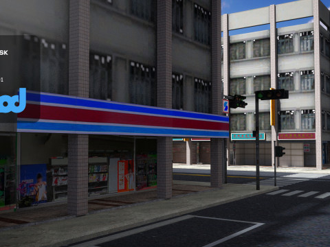 Tw Street Parking 01 3D 모델