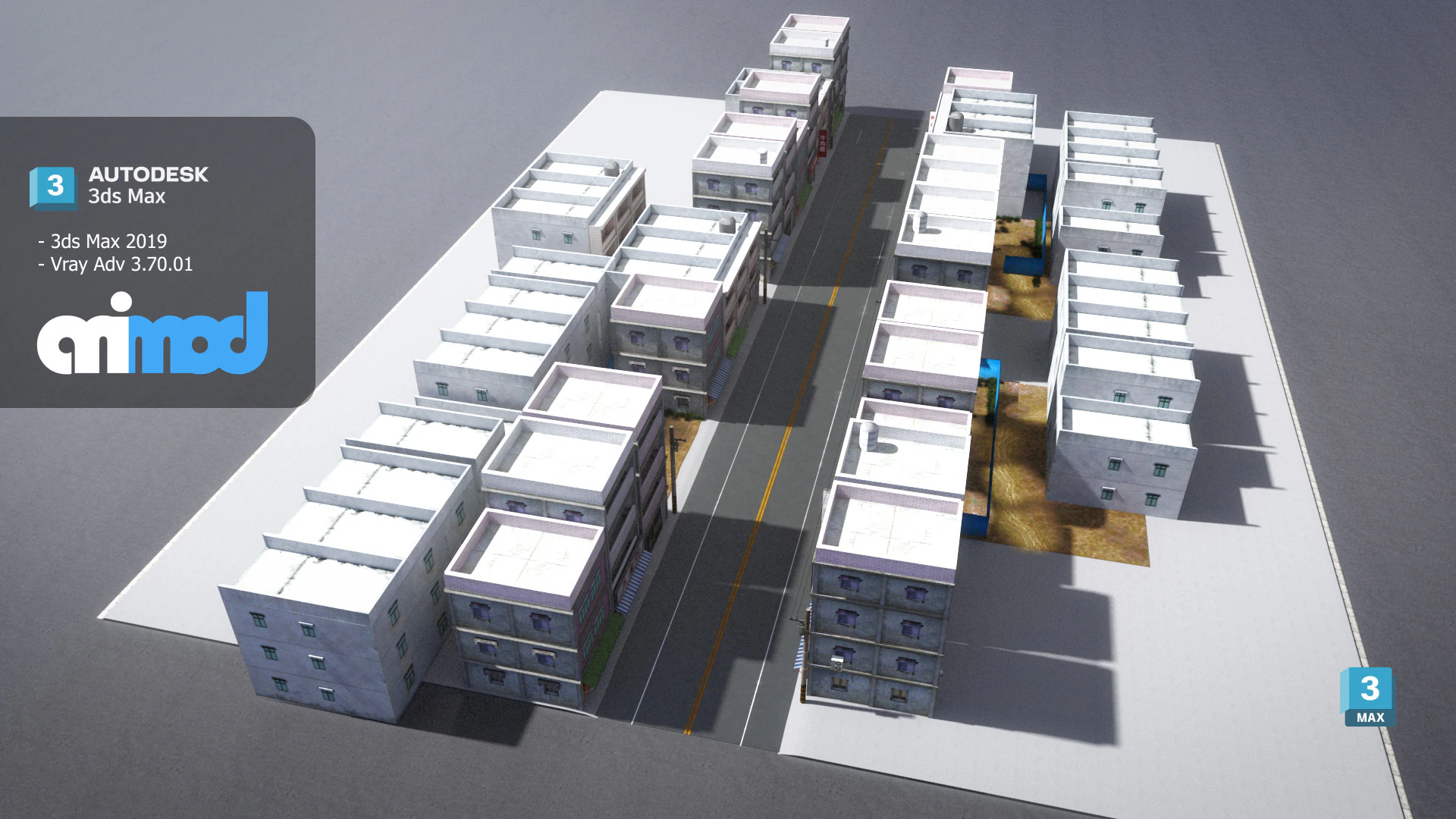 TW Street Livingroom 02 3D Model .c4d .max .obj .3ds .fbx .stl .blend 