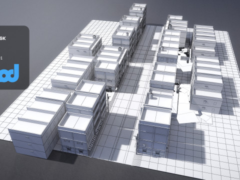 TW Street Livingroom 02 3D Model
