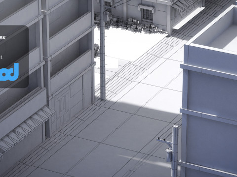 TW Street Livingroom 02 3D Model