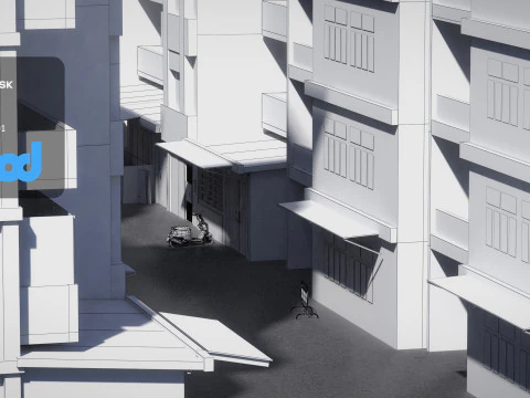 Tw Street Apartment 3D Model