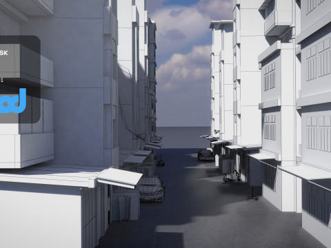 Tw Street Apartment 3D Модель