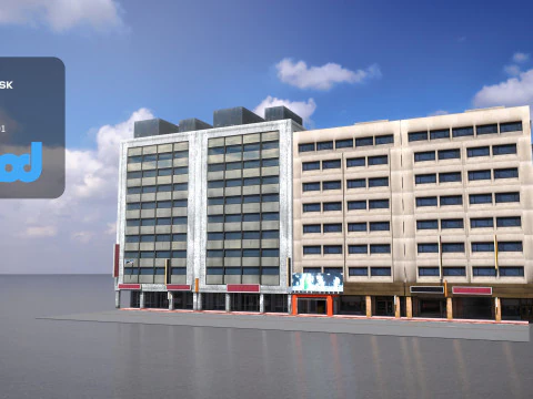 TW Street Bar 3D Model