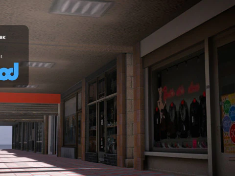 TW Street Bar 3D Model