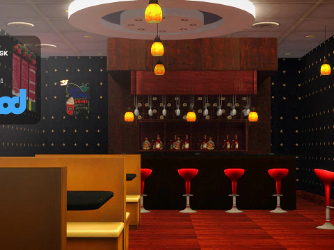 TW Street Bar 3D Model