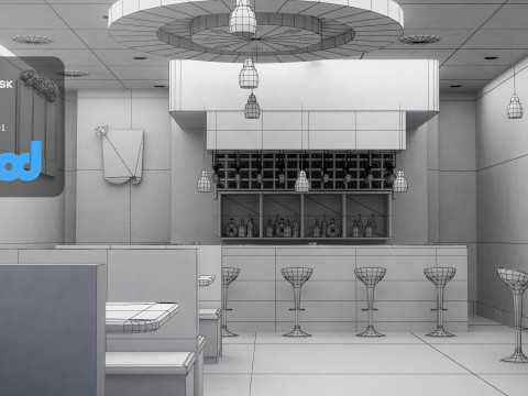 TW Street Bar 3D 模型