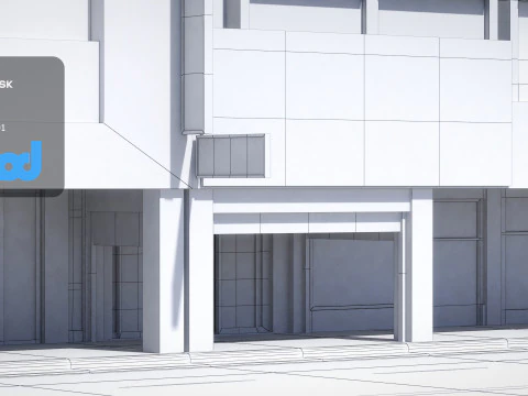 TW Street Bar 3D Model