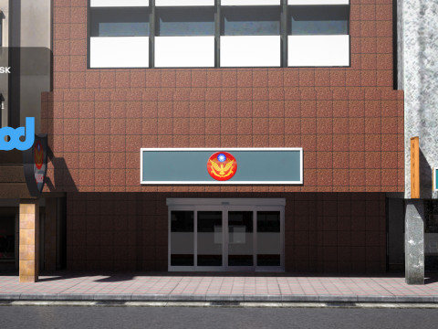 TW Street Police Station 02 3Dモデル
