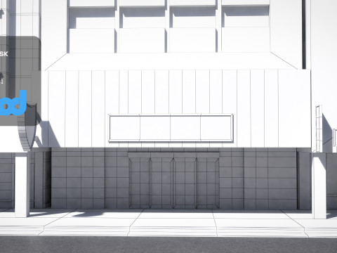 TW Street Police Station 02 3Dモデル