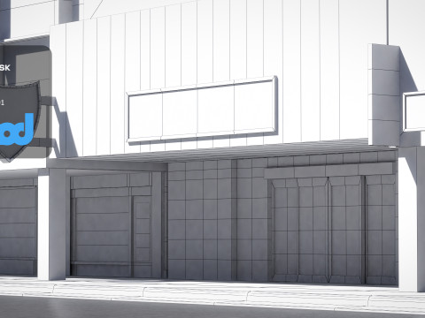 TW Street Police Station 02 3Dモデル