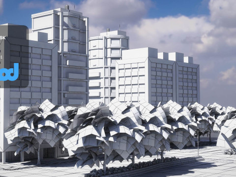 TW Street 12 Lanes 3D Model