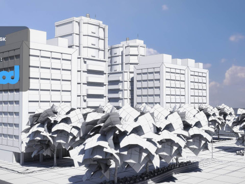 TW Street 12 Lanes 3D Model