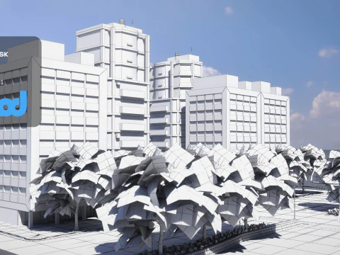 TW Street 12 Lanes 3D Model