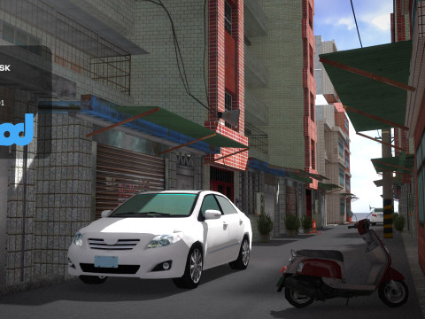 Tw Street Alley 3D Model
