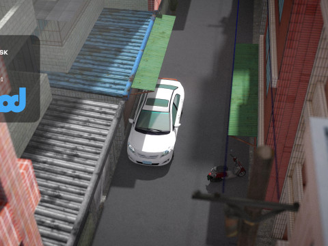 Tw Street Alley 3D 모델