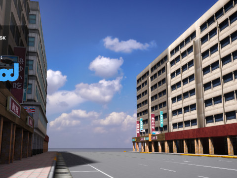 Tw Street ATM 3D 모델