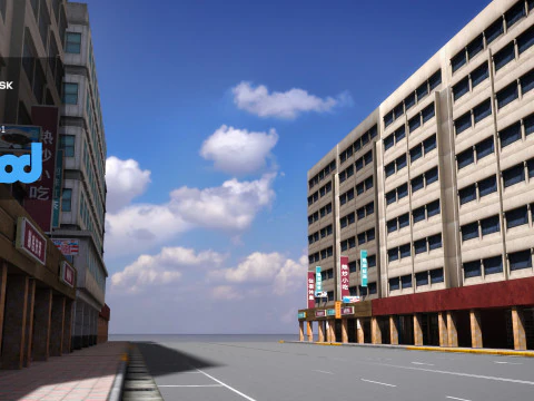 Tw Street ATM 3D Model
