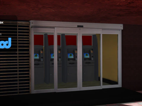 Tw Street ATM 3D Model