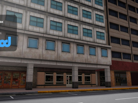 Tw Street ATM 3D 모델