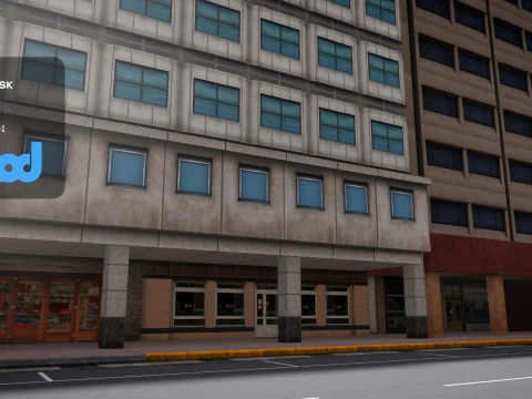 Tw Street ATM 3D Model