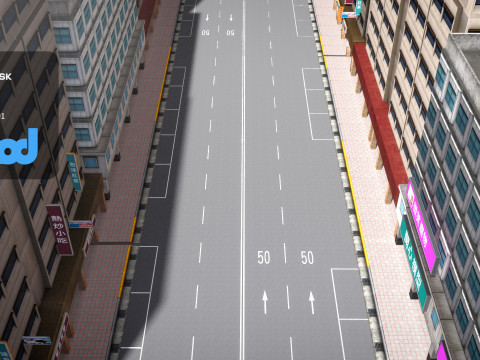 Tw Street ATM 3D 모델