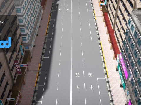 Tw Street ATM 3D Model