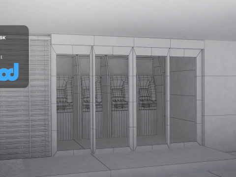 Tw Street ATM 3D 모델