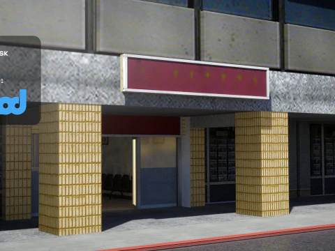 TW Street Pawnshop 3D Model