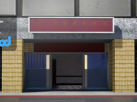 TW Street Pawnshop 3D Model