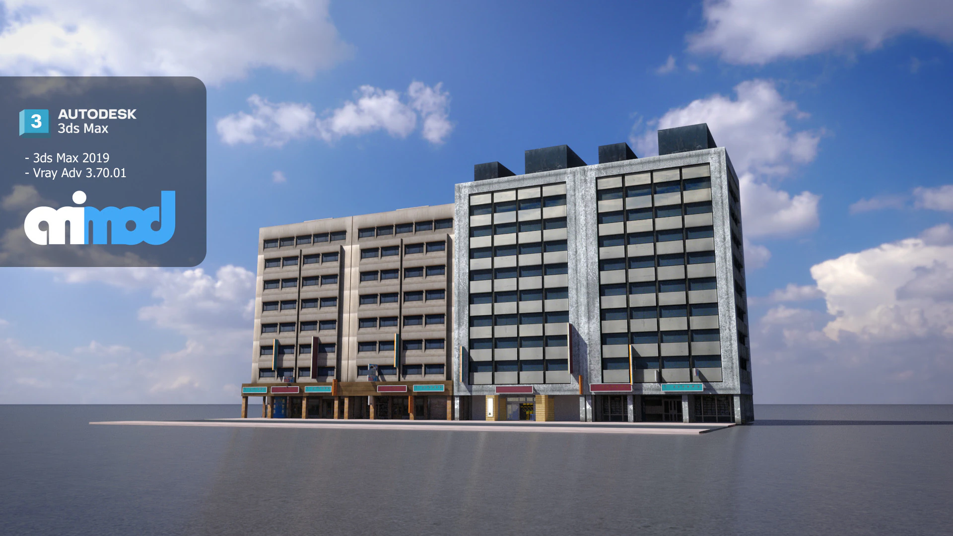 Tw Street Gamestore 3D Model .c4d .max .obj .3ds .fbx .stl .blend 