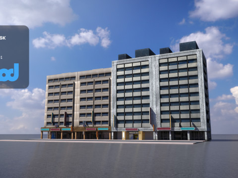 Tw Street Gamestore 3D Model