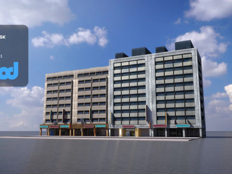 Tienda de juegos Tw Street Modelo 3D