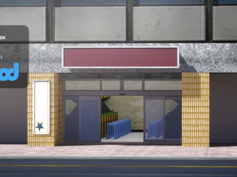 Tw Street Gamestore 3D Model