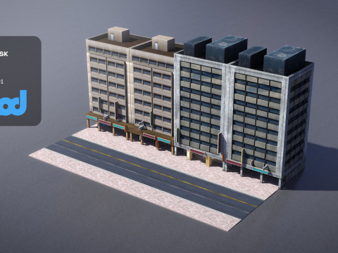 Tw Street Gamestore Modelo 3D