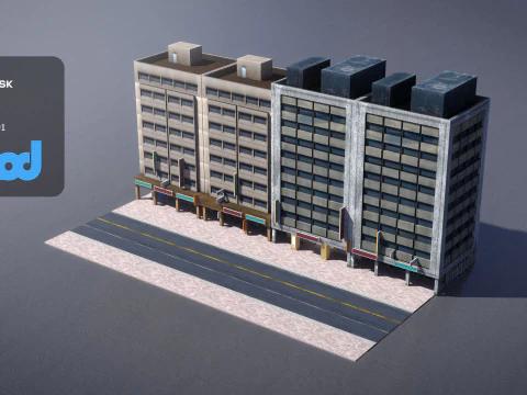 Tw Street Gamestore 3D Model