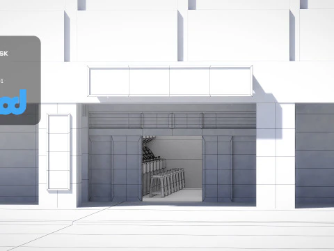 Tw Street Gamestore 3D Model