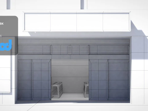 Tw Street Gamestore 3D Model