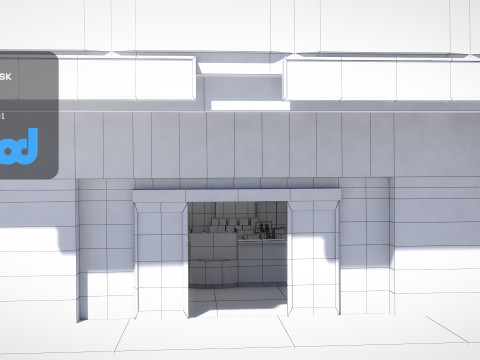 Tw Street Police Station 03 Modelo 3D