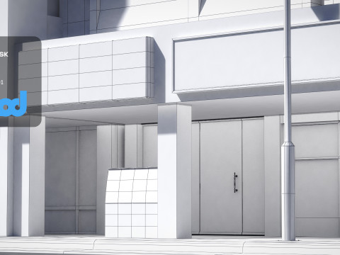 TW Street 4Lanes Betelnuts 3Dモデル