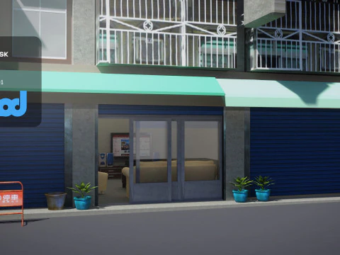 TW Street Alley Apartment 3D Model