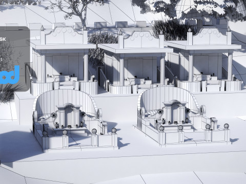 Tw Grave 01 3D 模型