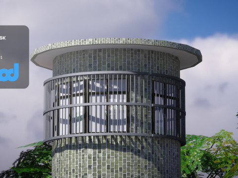 Tw Jail Wall 3D Model