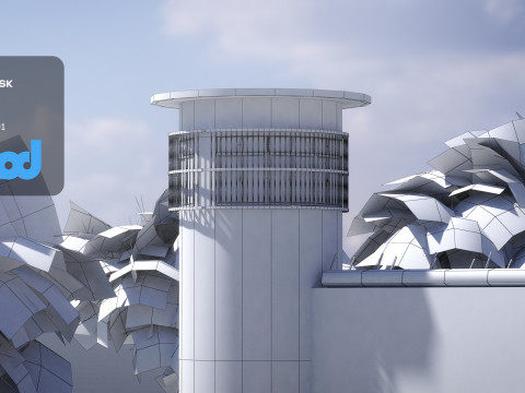 Tw Jail Wall 3D Model