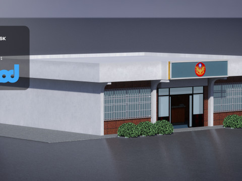 Police Station 01 Modelo 3D
