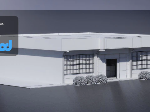 Police Station 01 3D Model