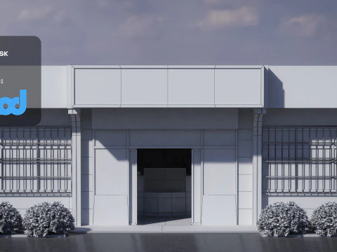 Police Station 01 3D Model