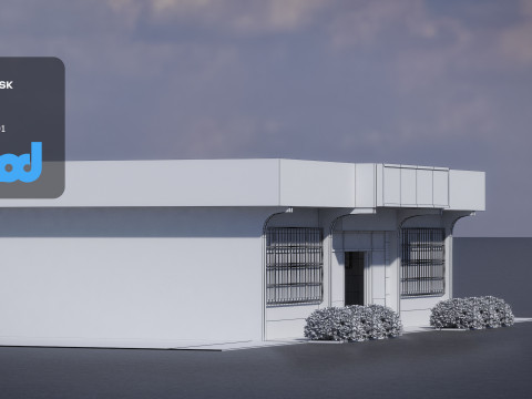 Police Station 01 Modelo 3D