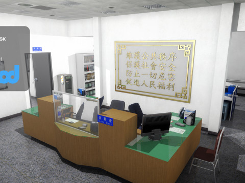 Tw Police Station 03 3Dモデル
