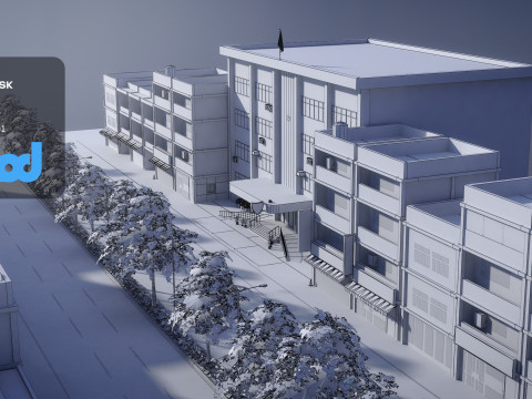 Tw Police Station 02 3D 모델